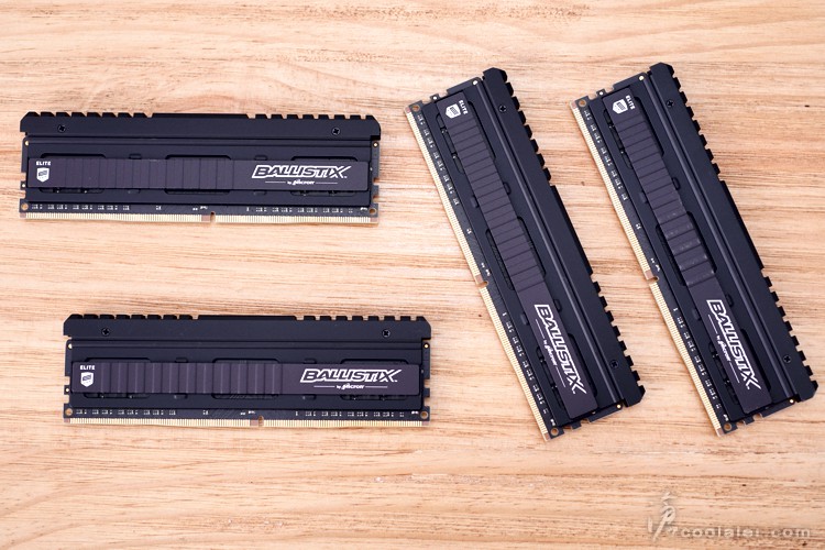 PCパーツ【ジャンク】Ballistix Elite DDR4-2666 8G x4