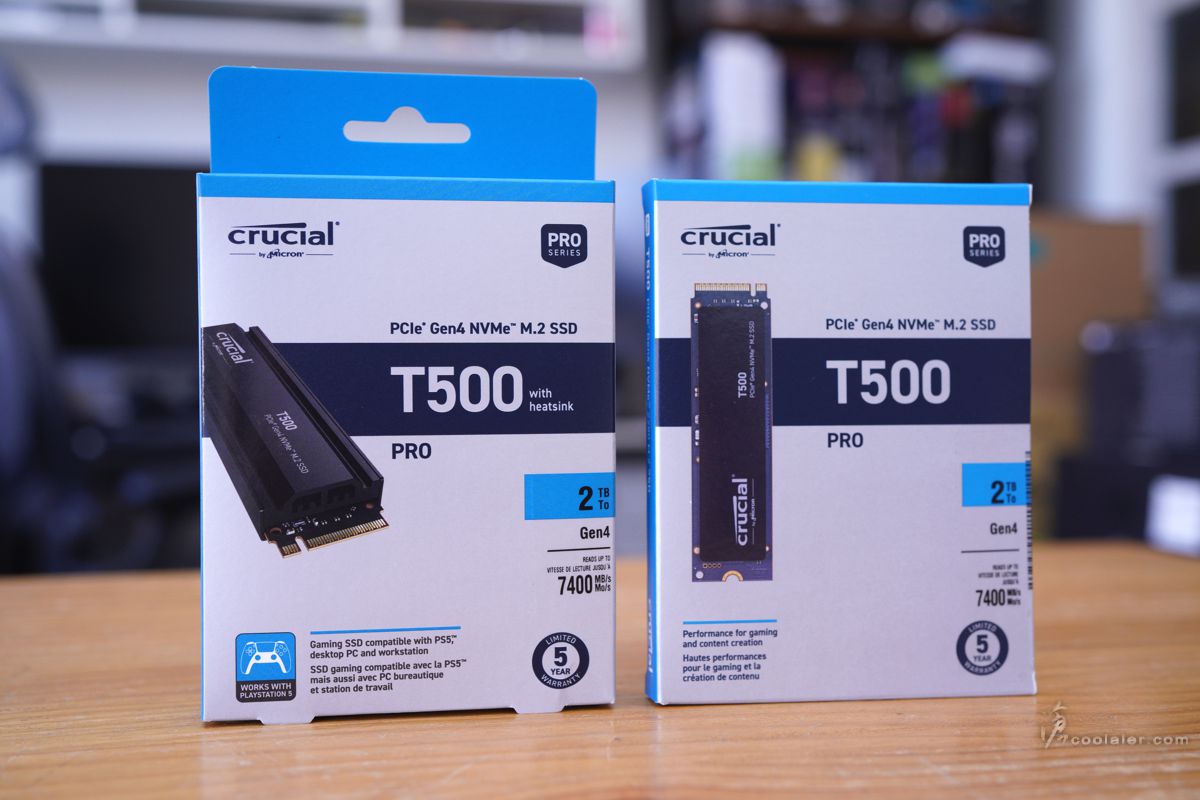 Crucial T500 Gen4 NVMe SSD 2TB 開箱測試