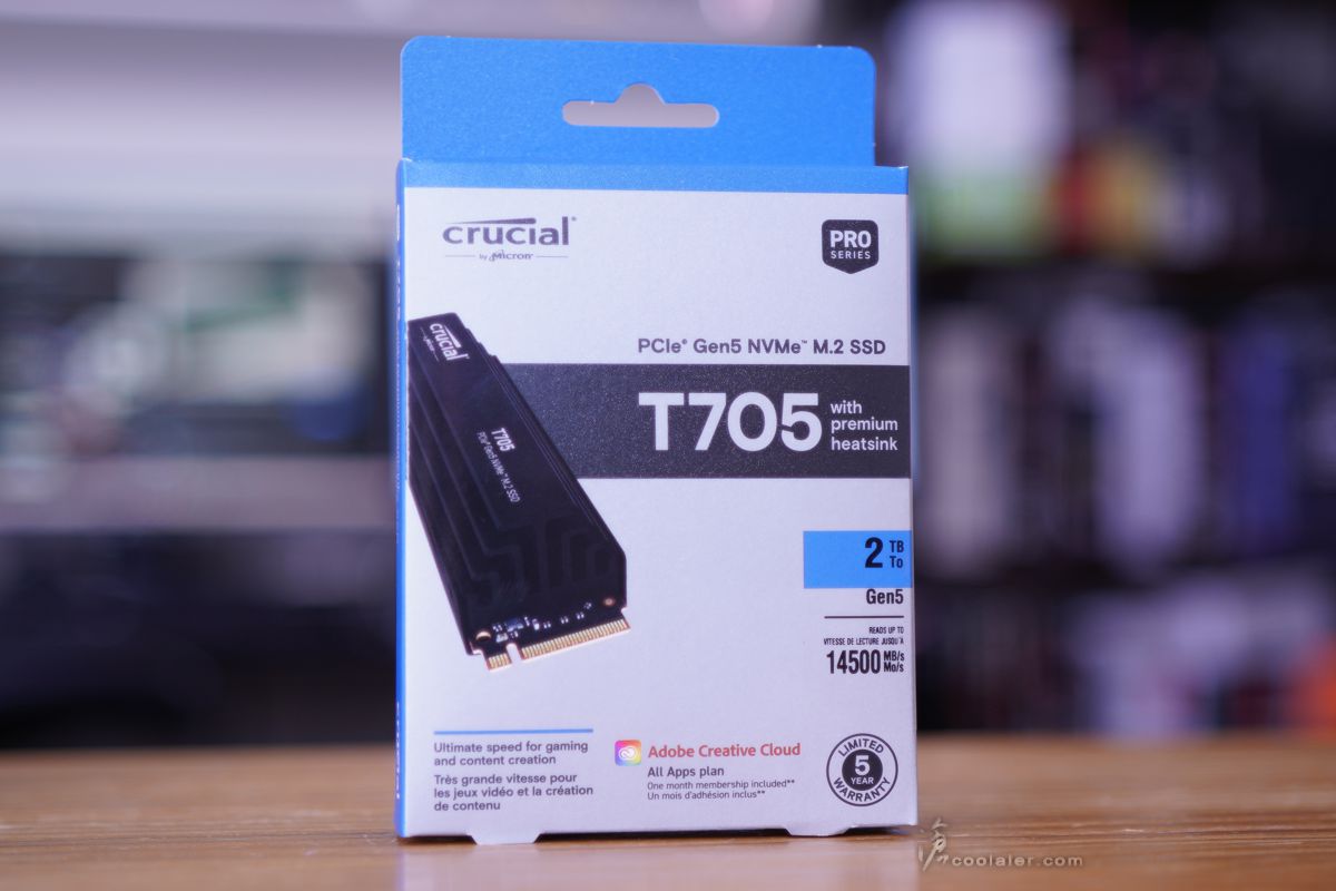 Crucial T705 2TB Gen5 SSD 開箱測試