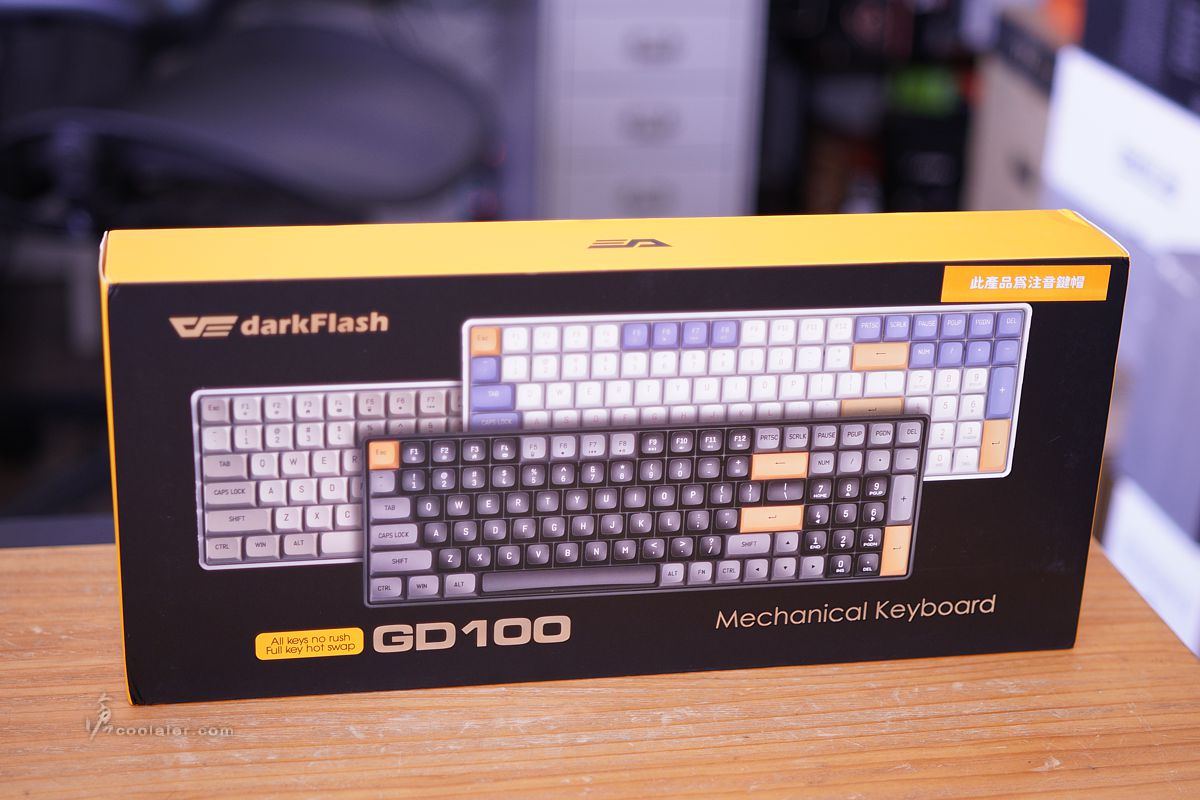 darkFlash GD100 無線雙模機械式鍵盤開箱