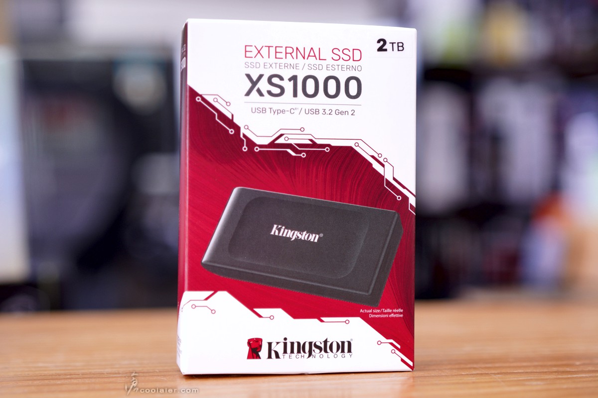 Kingston XS1000 2TB 外接式固態硬碟開箱測試