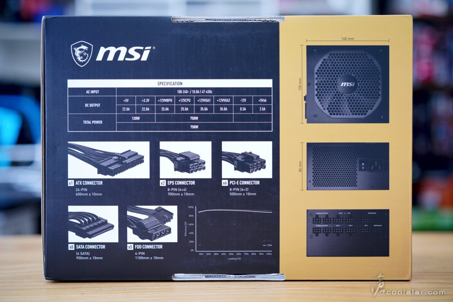 MSI MAG A650BN 電源供應器開箱測試- 滄者極限