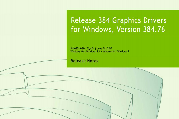 Nvidia 384.76 2025