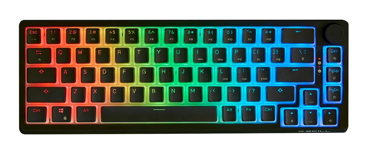 GSKILL 芝奇推出 KM250 RGB 65% (67鍵) 緊湊型機械鍵盤
