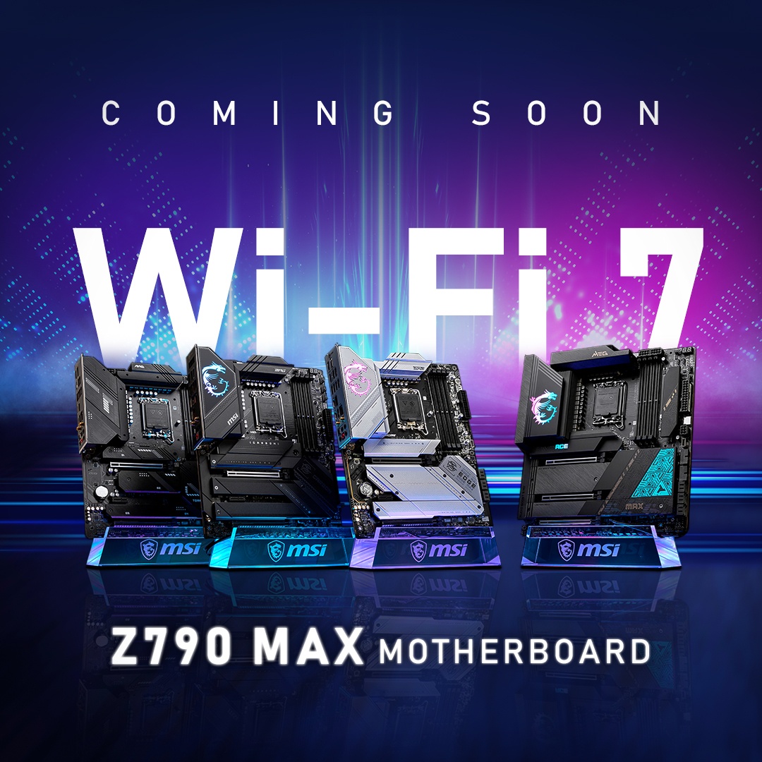 微星在 Computex 2023 展出 PROJECT ZERO 系列與 WiFi 7 主板