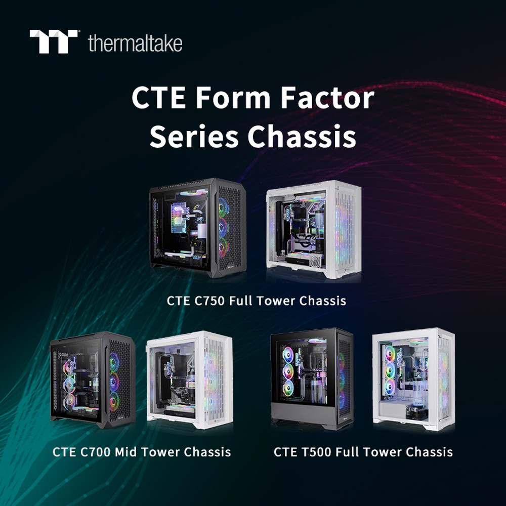 TT 曜越推出 CTE Form Factor 系列機殼