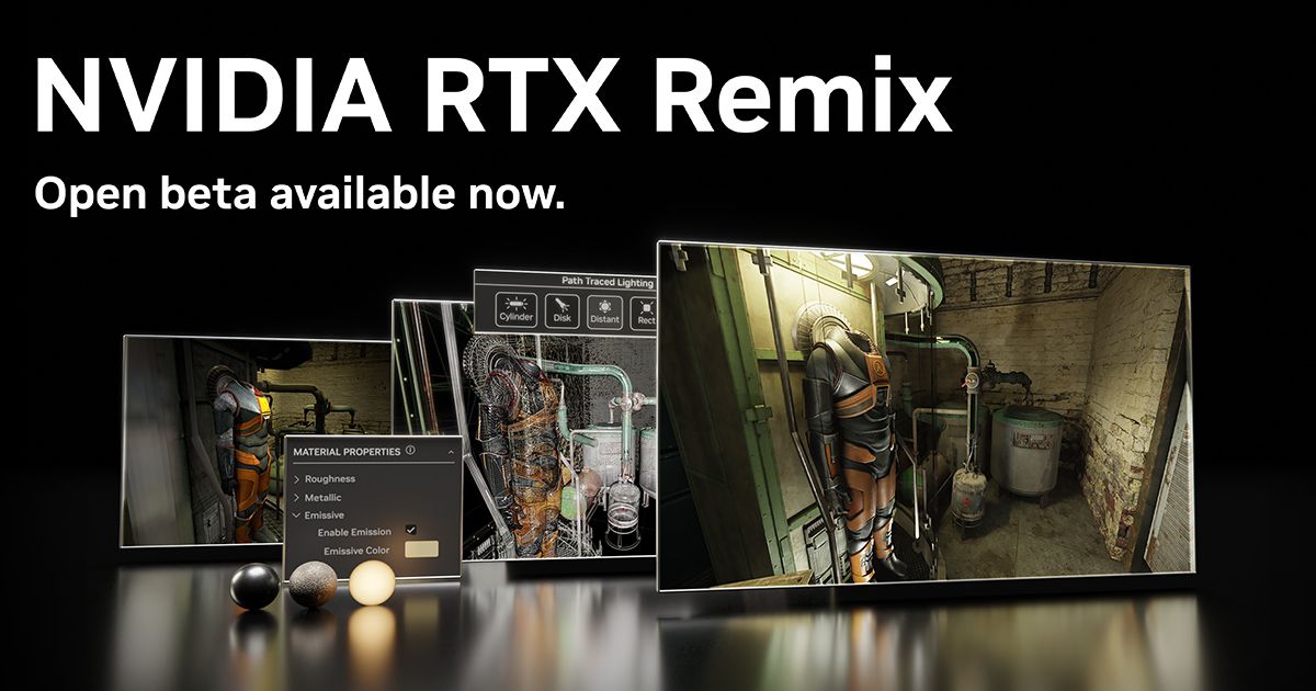 NVIDIA RTX Remix 公測版今日推出